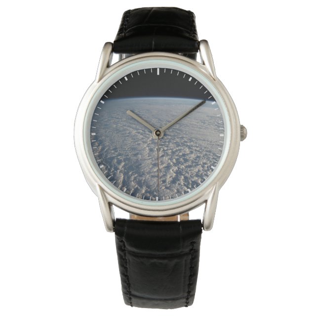 Stratocumulus Clouds Above The Pacific Ocean. Watch (Front)