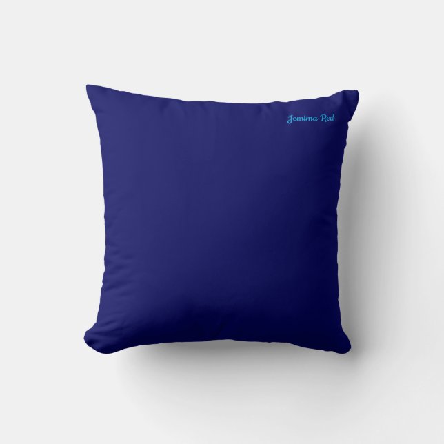 Stratos Vibrant Blue Coastal Style -  Cushion (Front)