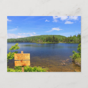 Stratton Pond on the Long Trail Vermont Postcard