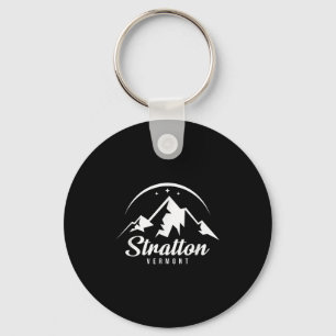 Stratton Vermont Ski Resort Skiing Snowboarding  Key Ring