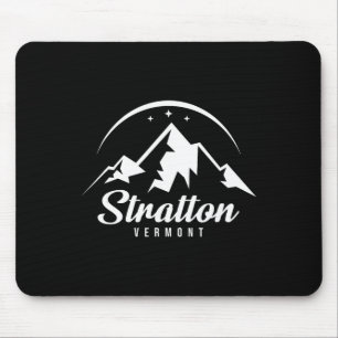 Stratton Vermont Ski Resort Skiing Snowboarding Mouse Pad