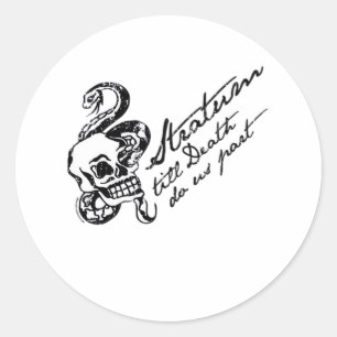 Stratum Till Death Do Us Part Classic Round Sticker