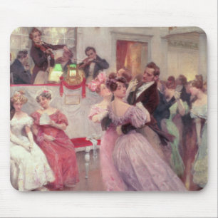 Strauss and Lanner - The Ball, 1906 Mouse Pad