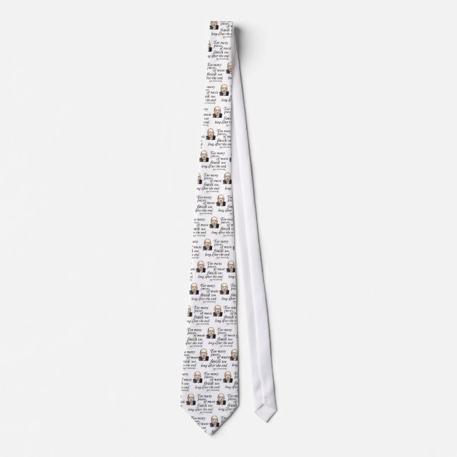 Stravinsky on Endings Tie (Front)