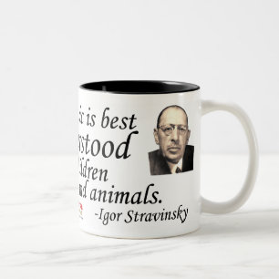Stravinsky on Understanding Two-Tone Coffee Mug