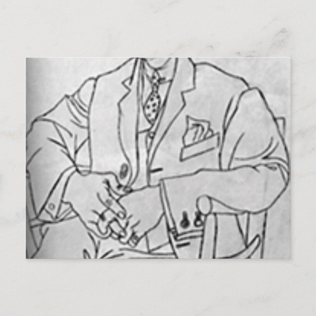 stravinsky picassopng postcard (Front)