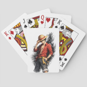 Straw Hat Adventure WatercoloClassic Playing Cards