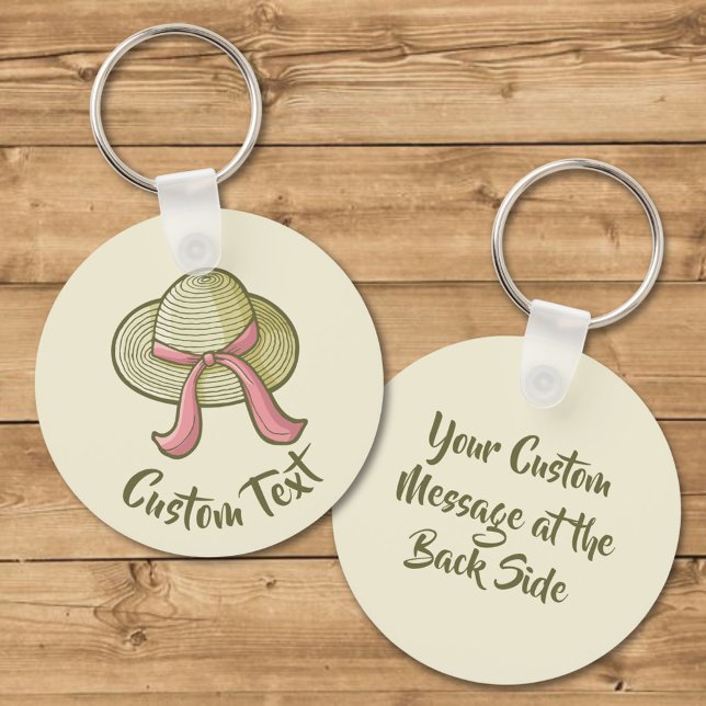 Straw Hat Yellow Key Ring (Creator Uploaded)