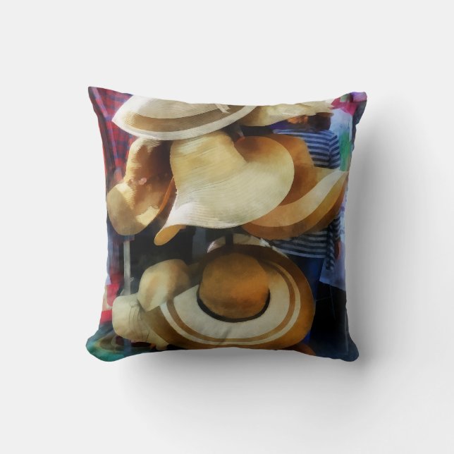 Straw Hats Cushion (Front)