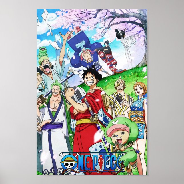 Straw Hats WANO  One Piece Poster (Front)