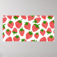 Strawberrie seamless pattern. Vintage illustration