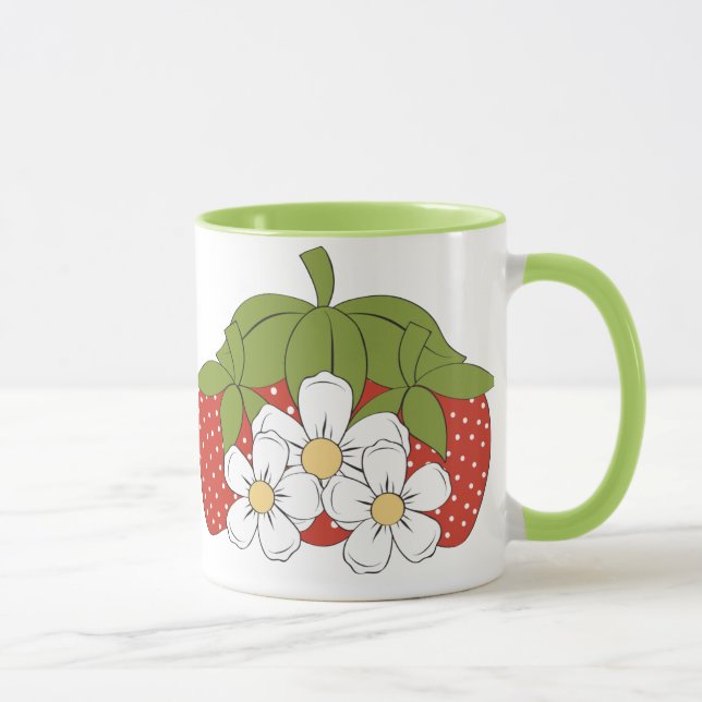 Strawberries 3 Mug (Right)