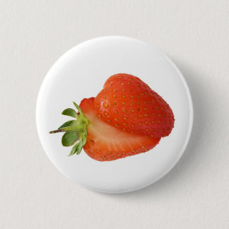 Strawberries 6 Cm Round Badge