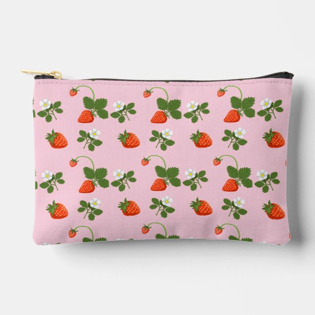 Strawberries Accessory Pouch (Front)