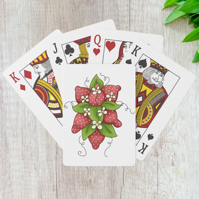 Strawberries and Blossoms Playing Cards (Creator Uploaded)