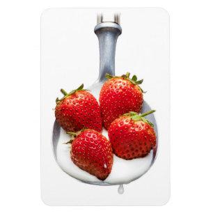 Strawberries and Cream Magnet