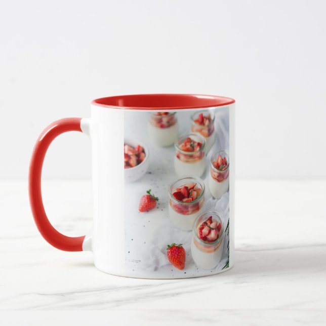 strawberries and cream mug (Left)