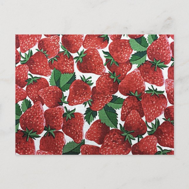 Strawberries and Cream Postcard (Front)
