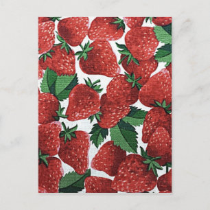 Strawberries and Cream Postcard