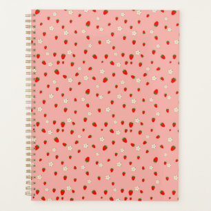 Strawberries and Flowers Pattern Planner