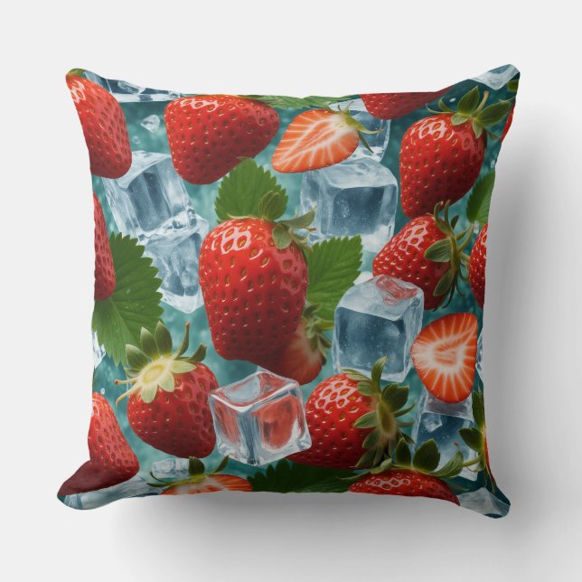 Strawberries and ice cushion (Front)