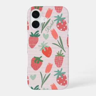 Strawberries and Tulips iPhone / iPad case