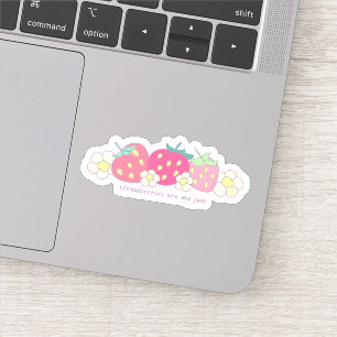 Strawberries Are My Jam - Cute, Punny, and Pink!