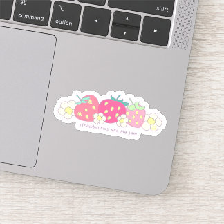 Strawberries Are My Jam - Cute, Punny, and Pink!