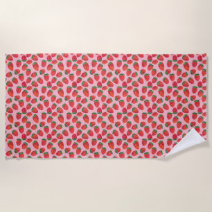 Strawberries Are The Smiles Of Summer Beach Towel