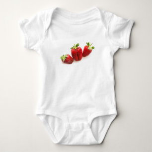 Strawberries Baby Bodysuit