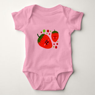 Strawberries Baby Clothes Bodysuit