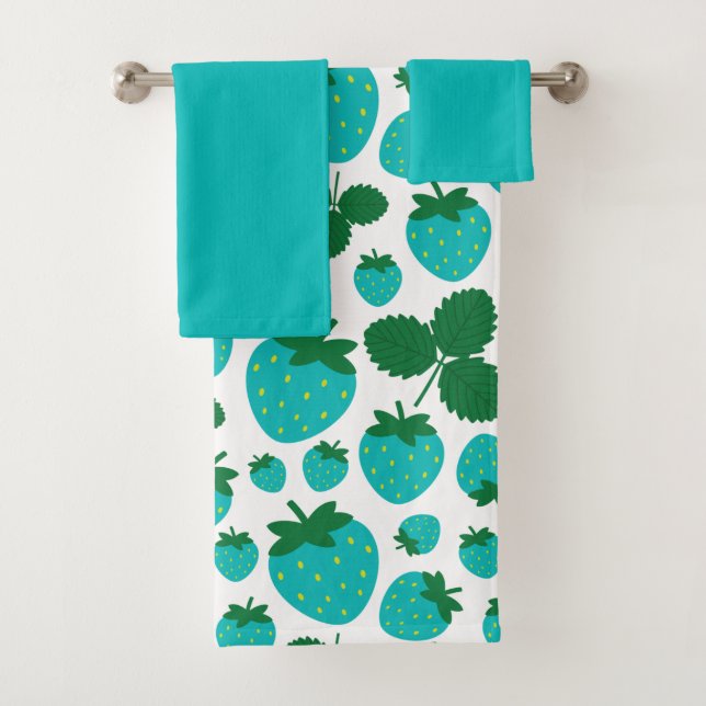 Strawberries Bath Towel Set (Insitu)