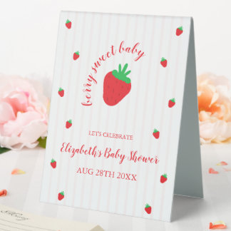Strawberries Berry Sweet Baby Shower