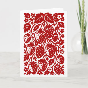 Strawberries Card