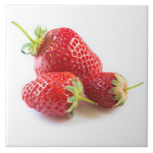 Strawberries Ceramic Tile