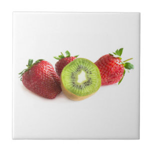 Strawberries Ceramic Tile