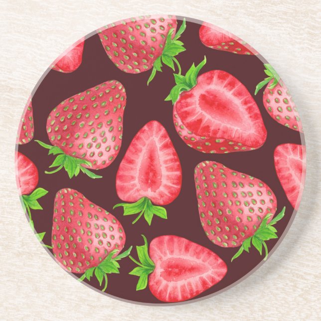 Strawberries Coaster (Front)