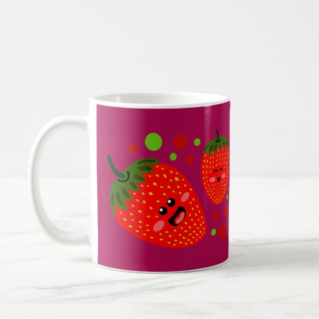 Strawberries Coffee Mug (Left)