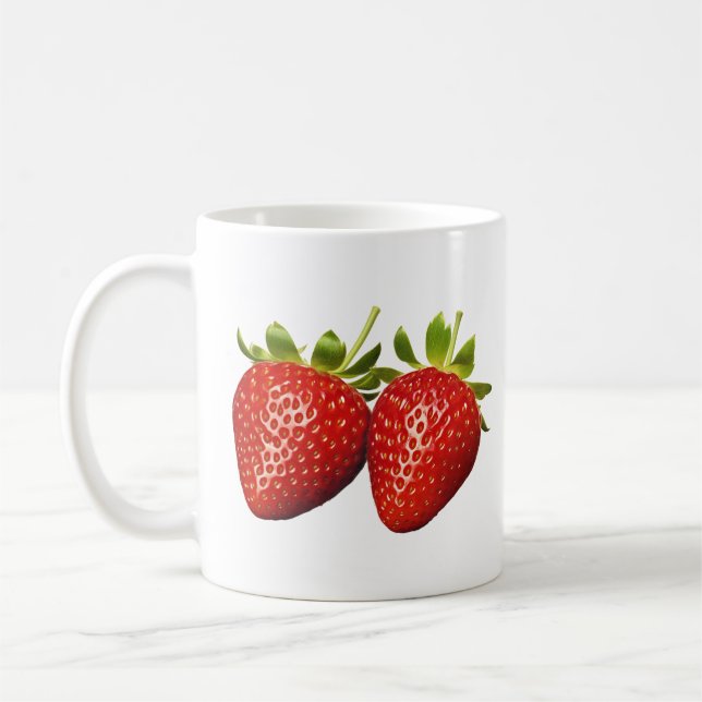 Strawberries Coffee Mug (Left)