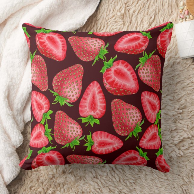 Strawberries Cushion (Blanket)