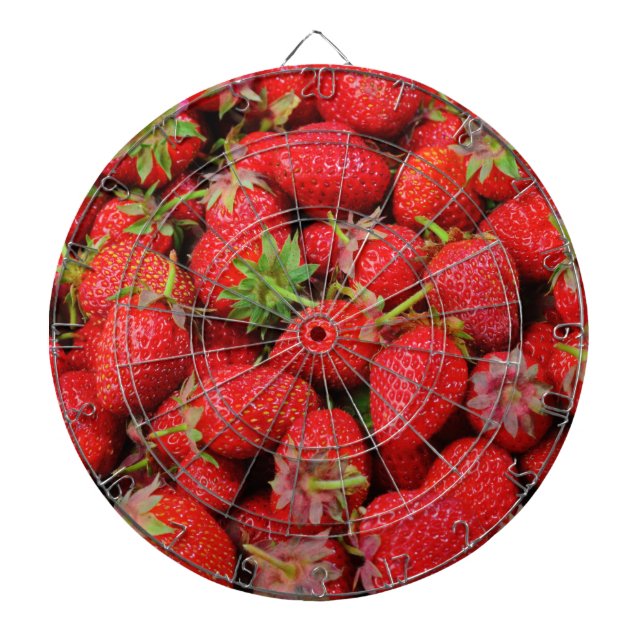Strawberries Dartboard (Front)