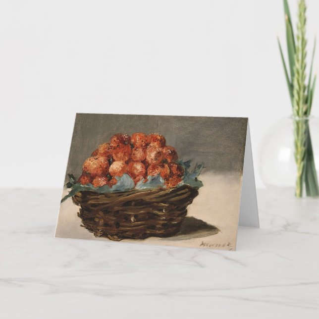 Strawberries | Édouard Manet Card (Front)