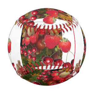 Strawberries Fruits Baseball