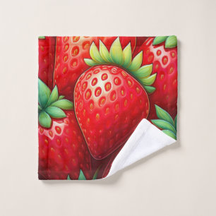 Strawberries Galore Bath Towel Set