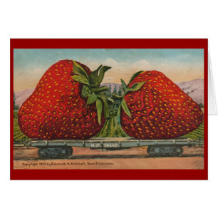 Strawberries Giant Antique Fruit Fun