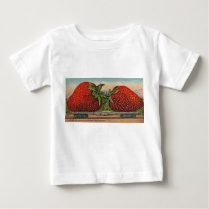 Strawberries Giant Antique Fruit Fun Baby T-Shirt