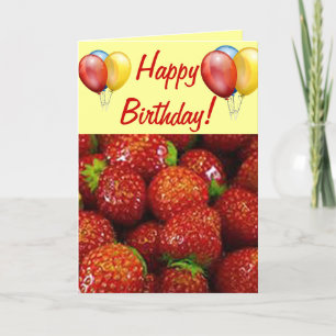 Strawberries  holiday card