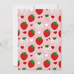 Strawberries Holiday Card