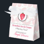 Strawberries Homemade Bath & Body Gift Packaging Favour Box<br><div class="desc">For your handmade and homemade bath and body products, treats, soaps, and other artisan creations, customise our Strawberries & Cream gift packaging to accommodate your recipe. #Strawberries #Artisan #Packaging || Fully customisable, so it's not just bath and body gifts! We've created these strawberry gift boxes so they may be personalised...</div>