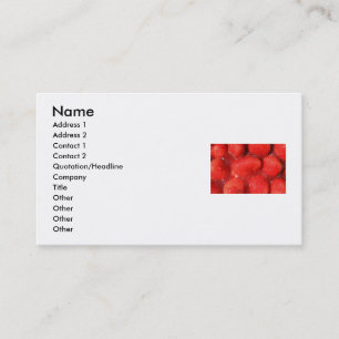 Strawberries in Jelly Business Card